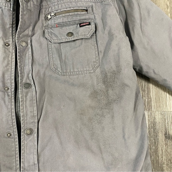 DICKIES Work Jacket Insulated Men’s Size 3XL Grey Full Zipper - Picture 7 of 8